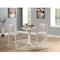 International Concepts Round 30 in Rd Ped Gathering Ht Table, 2 San Remo Counter Ht Stools, Gray Taupe, 30 in W, 30 in L K09-30RT-27B-6B-S102-2 - alternate 2